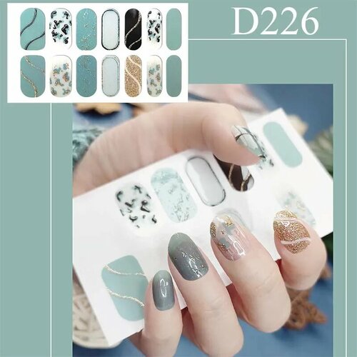 Гелевые наклейки для ногтей D129 D227 106₽