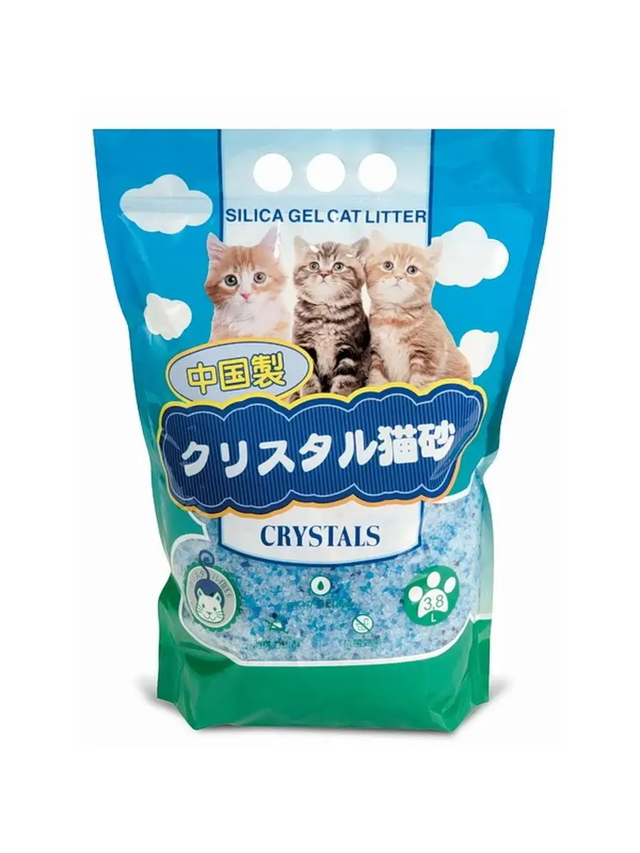 Наполнитель HAKASE AREKKUSU FRESH ACTIVE впитывающий силикагелевый (3,8 л)