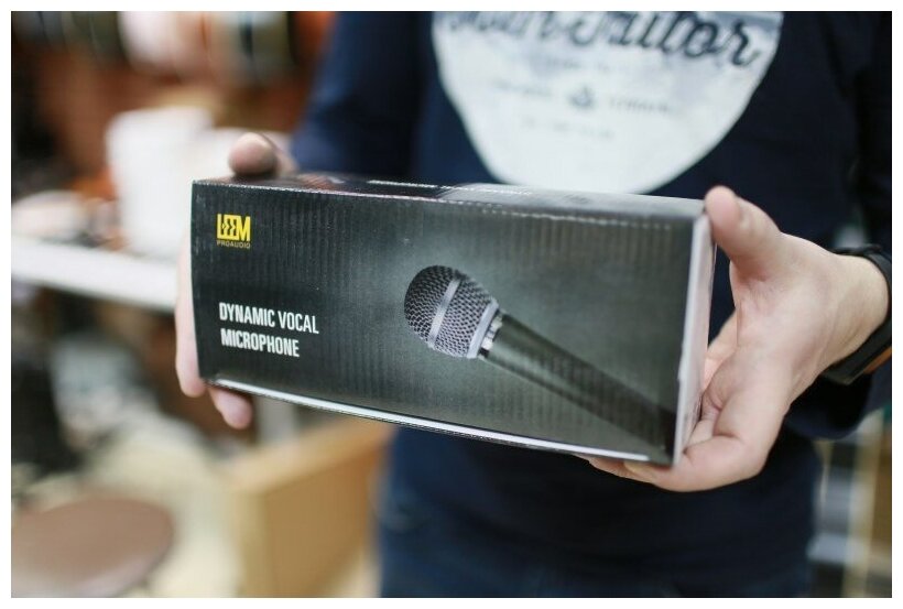 DM-302 Микрофон динамический для вокалистов проводной Leem — фото 1