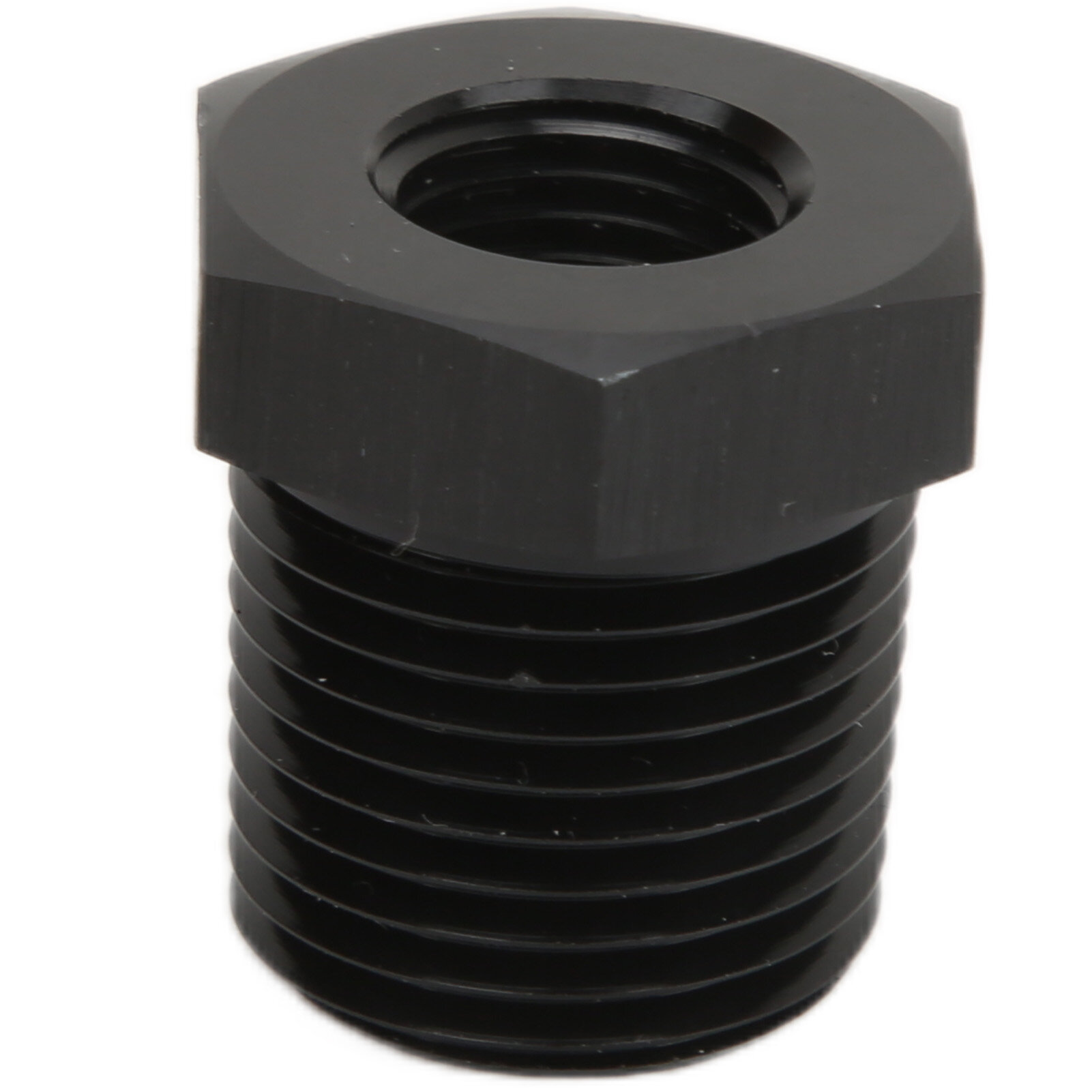 Переходник-редуктор с резьбой NPT от 1/4 дюйма до внутренней резьбы NPT 1/8 дюйма черный фитинг автомобильный аксессуар