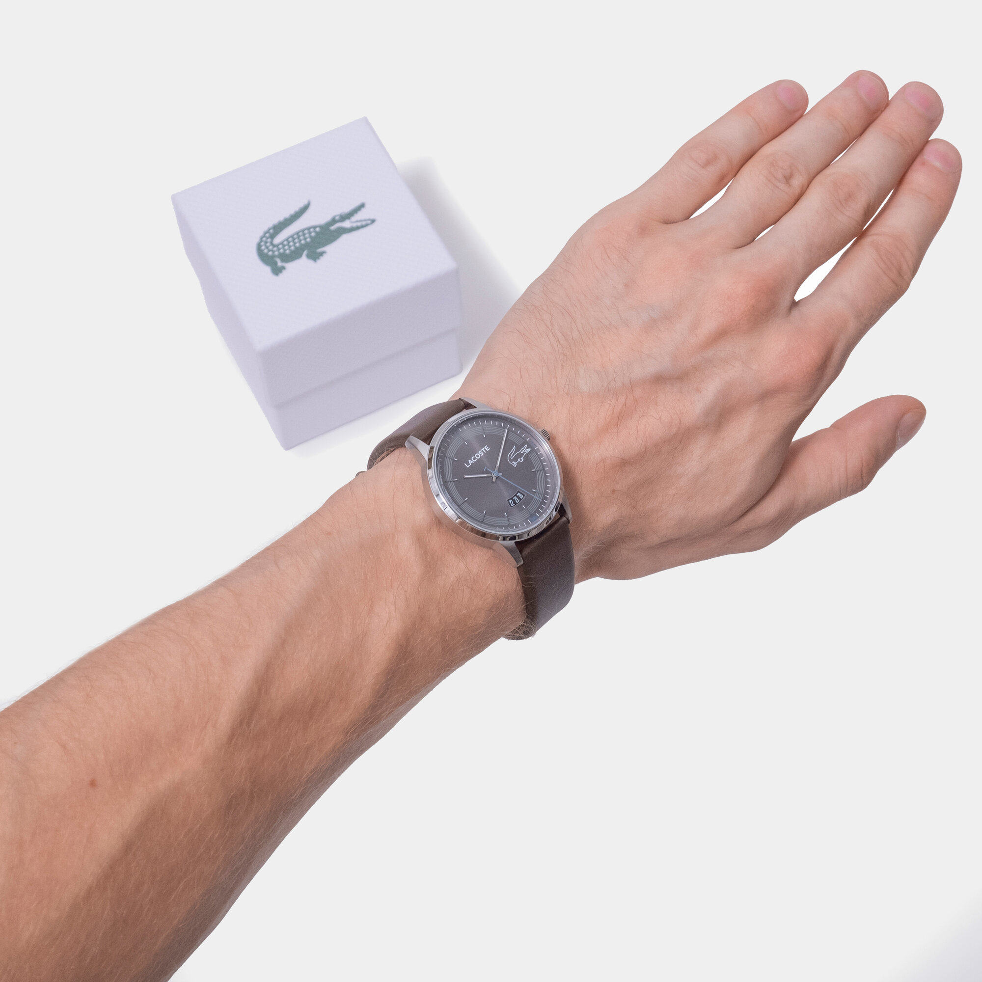 Наручные часы LACOSTE, коричневый — фото 1