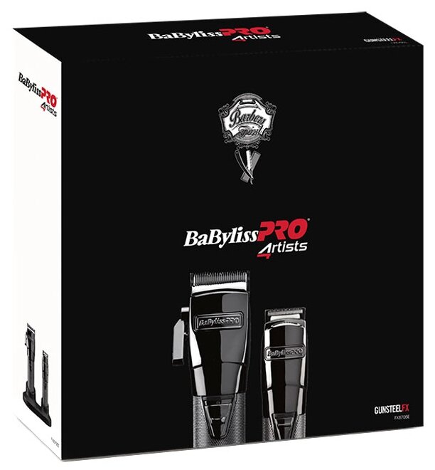 BaByliss PRO Набор машинка для стрижки + триммер 4Artist GunsteelFX FX8705E — фото 1