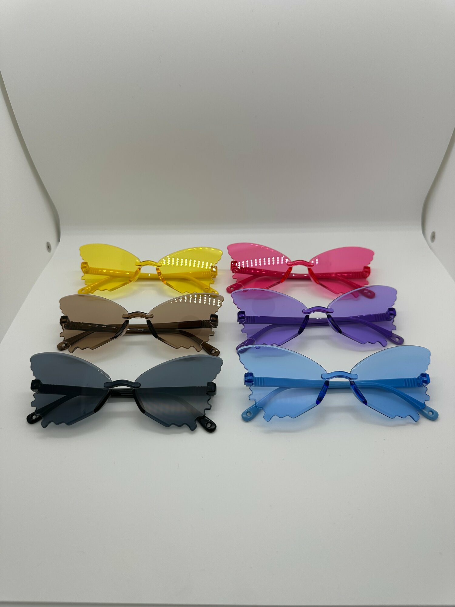 Детские солнцезащитные очки ", форма бабочки, пластиковые линзы, UV400, 3-10 лет