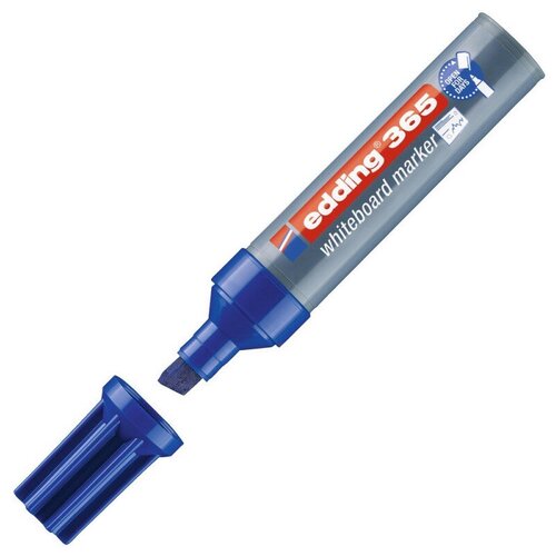 Маркер для белых досок EDDING 365/3 синий 2-7 мм, скошенный наконечник edding маркер для белых досок 365 синий