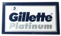 Лезвия для T-образного станка Gillette Platinum 5 шт.