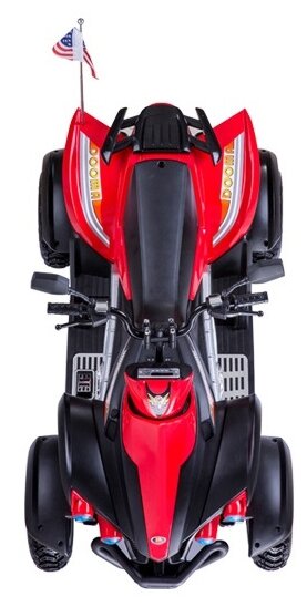 Электромобиль Toyland Квадроцикл 268А, цвет: красный - фото №4