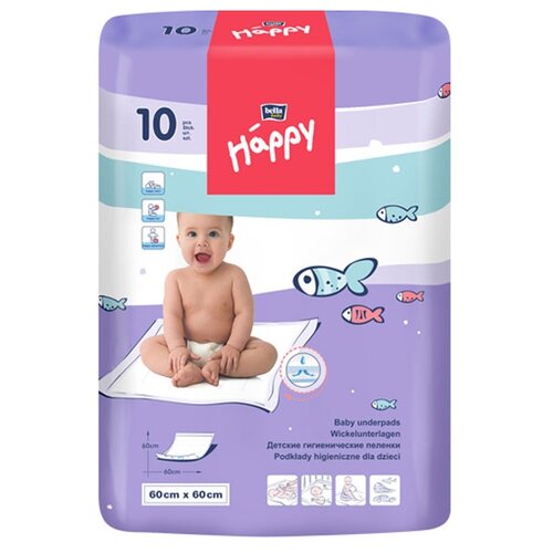 фото Одноразовые пеленки Bella Baby happy 60x60 10 шт.