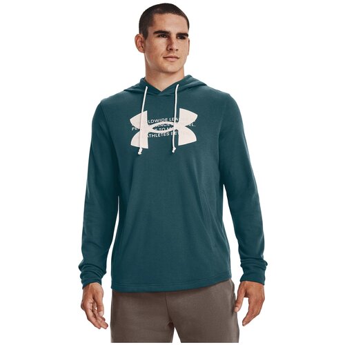 Худи спортивное Under Armour, размер M, зеленый толстовка under armour ua rival terry logo hoodie sm для мужчин