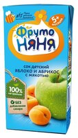 Сок ФрутоНяня из яблок и абрикосов, с 5 месяцев 0.2 л