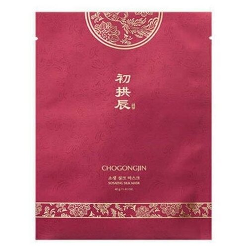 MISSHA Маска для лица тканевая с шелком укрепляющая антивозрастная CHO GONG JIN SOSAENG SILK антивозрастная укрепляющая тканевая маска с шелком missha chogongjin sosaeng silk mask