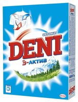 Стиральный порошок DENI 3-Актив Свежесть снежных вершин (автомат) 0.4 кг картонная пачка