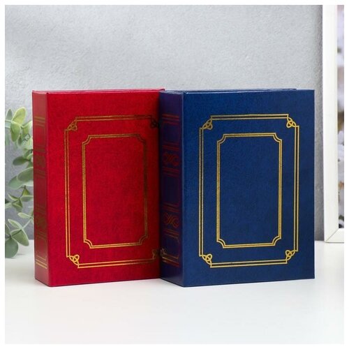 Фотоальбом на 100 фото 10х15 см Классика Двойная золотая рамка микс 165х125х5 см 620₽