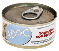 Корм для кошек ADoC (0.085 кг) 1 шт. Консервы с тунцом и окунем