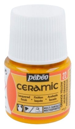 Краски Pebeo Ceramic Желто-оранжевый 025022 1 цв. (45 мл.)