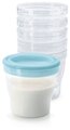 Happy Baby Набор контейнеров для хранения грудного молока и детского питания, 6 шт.