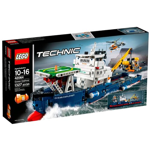 Конструктор LEGO Technic 42064 Исследователь океана, 1327 дет. конструктор lego technic исследователь океана lego 42064