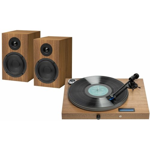 Проигрыватели винила Pro-Ject SET JUKEBOX S2 + SPEAKER BOX 5 S2 WALNUT