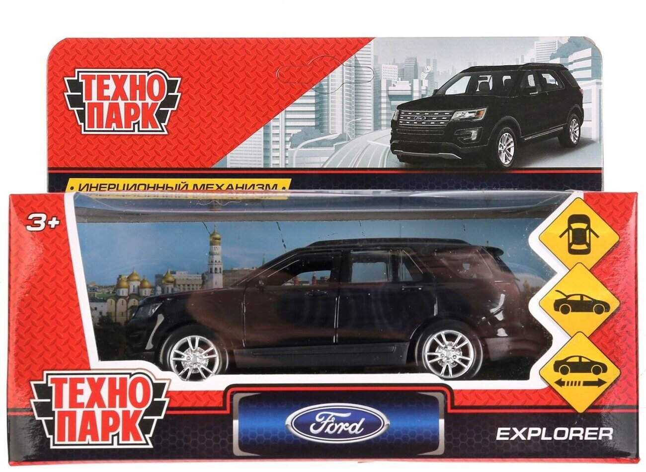 Машинка Технопарк FORD EXPLORER 12 см EXPLORER-BK