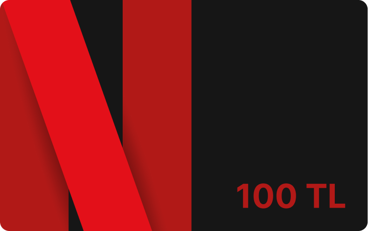 Подарочная карта Netflix 100 лир TL Турция / Подписка Netflix / Пополнение счета, цифровой код