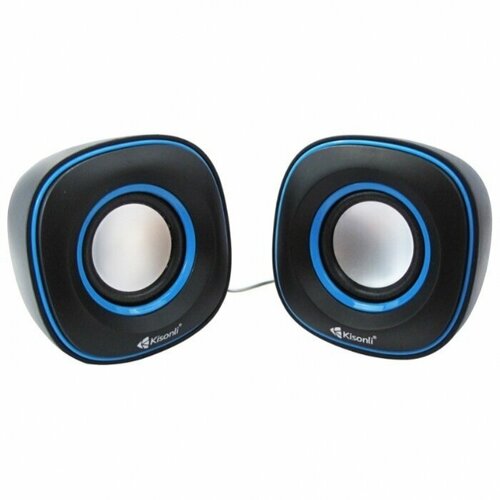Мультимедийные колонки Kisonli V-350 blue