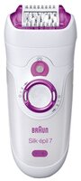 Эпилятор Braun 7-375 Silk-epil 7 белый/розовый