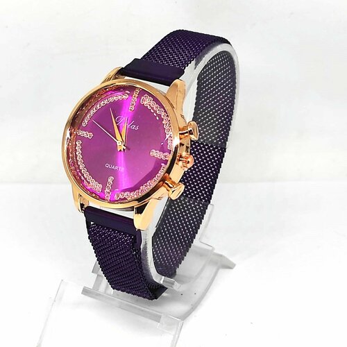 фото Наручные часы часы наручные женские, фуксия, фиолетовый нет бренда