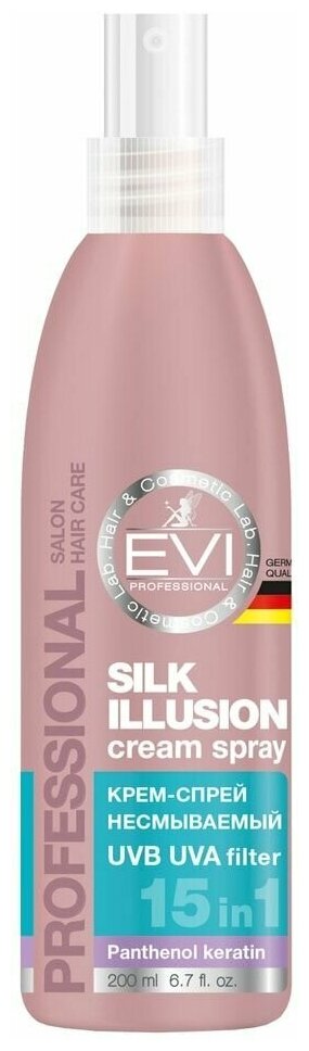 Крем-спрей для волос несмываемый EVI professional SILK ILLUSION 200мл
