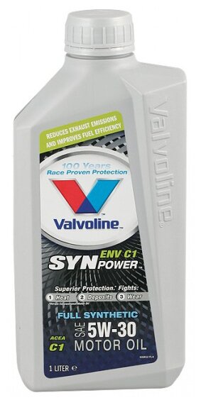 Valvoline Масло Моторное Synpower Env C1 Sw 5W30 1L