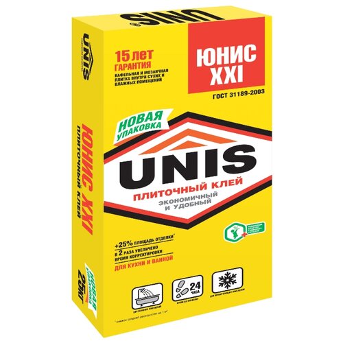 фото Клей для плитки и камня unis