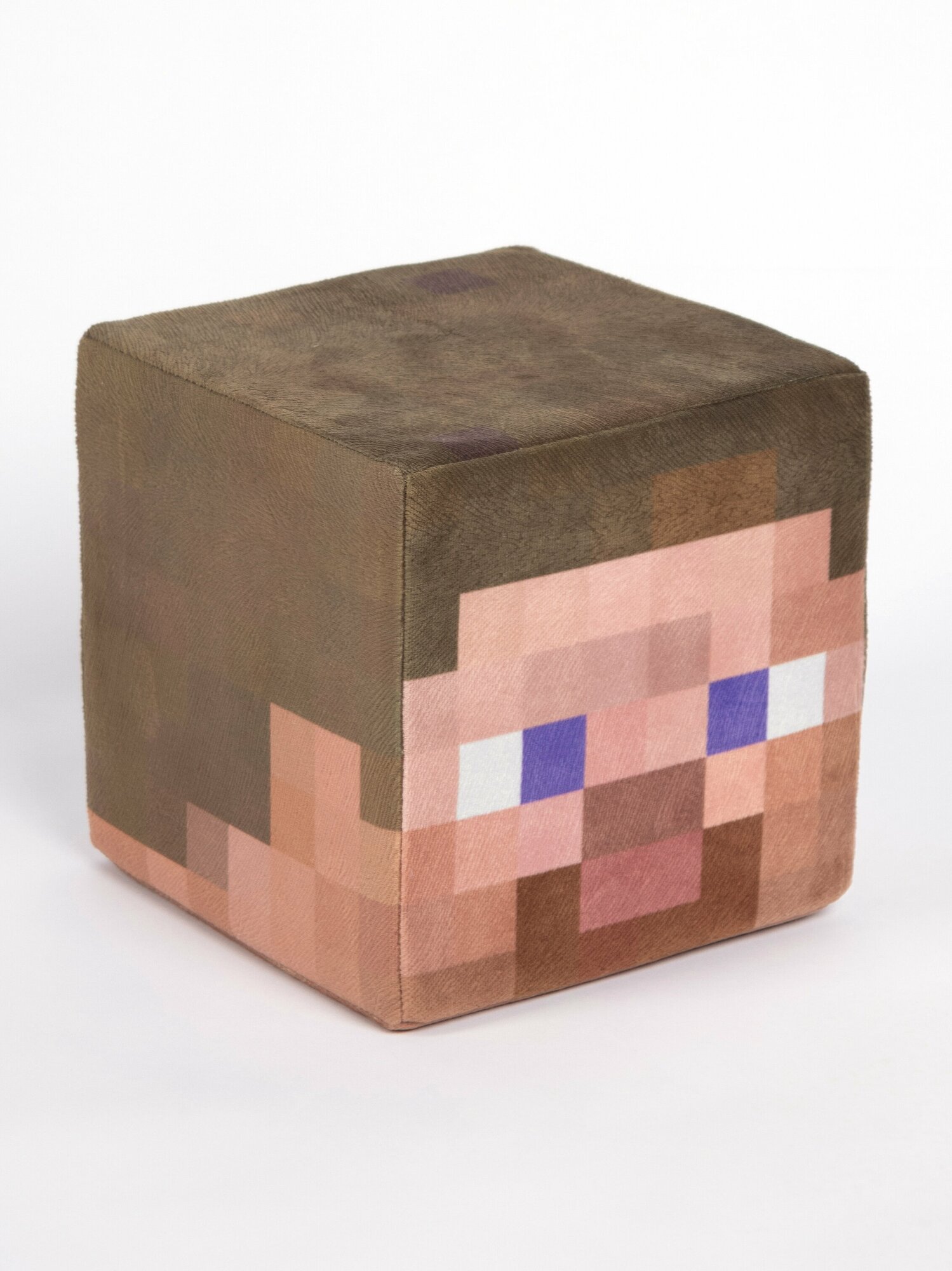 Подушка куб блок Голова Стива Майнкрафт