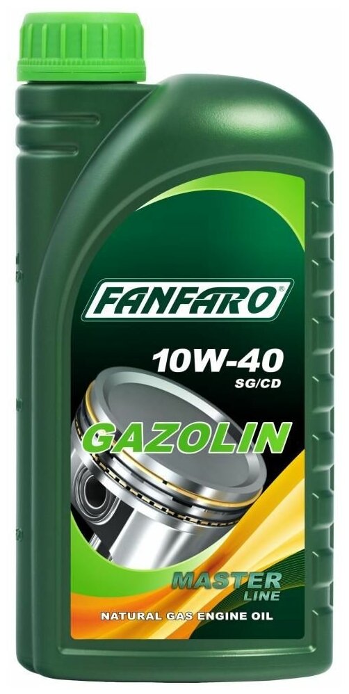 Моторное масло для газовых двигателей FANFARO GAZOLIN 10W-40