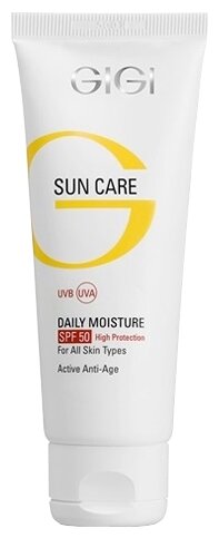 Крем антивозрастной GiGi Sun Care Daily Moisture For All Skin Types Active Anti-Age SPF50 75 мл