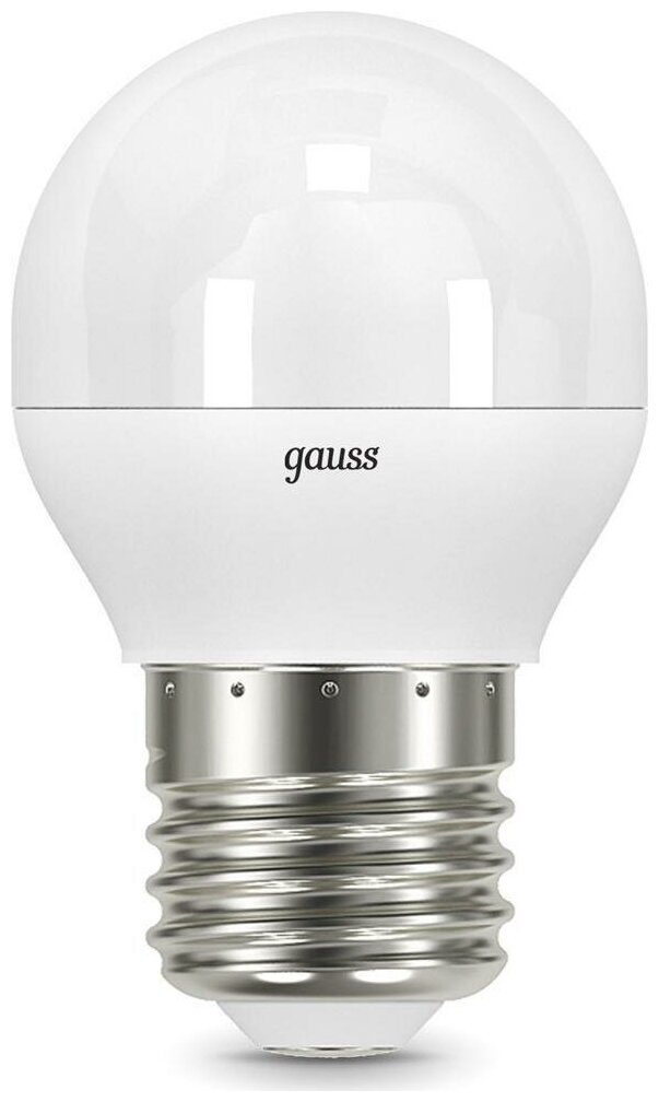 Светодиодная лампа Gauss Black 9.5W эквивалент 95W 3000K 890Лм E27 шар