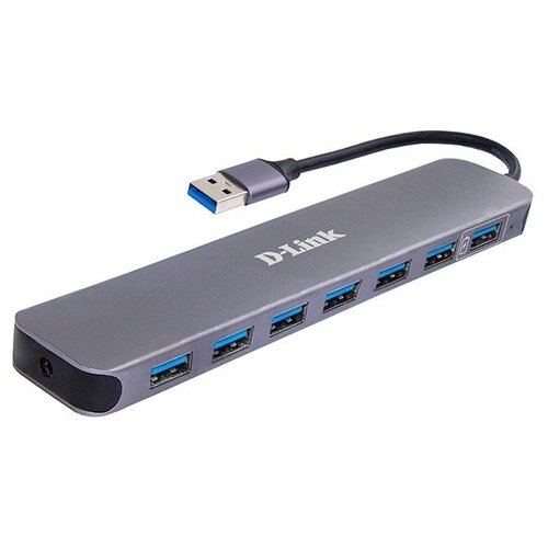 D-Link DUB-1370B1A Концентратор с 7 портами USB 30 1 порт с поддержкой режима быстрой зарядки 420000₽
