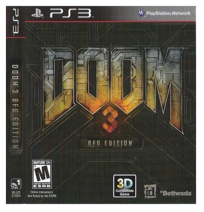 Doom 3 BFG Edition [US][PS3, английская версия]