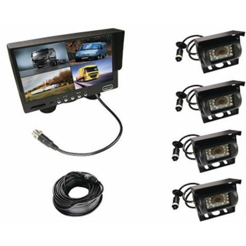 Парковочный комплекс для грузового транспорта и автобусов Монитор 4 камеры в комплекте AHD 720p 4390000₽