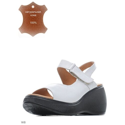 фото Сандалии allee, размер 40, белый