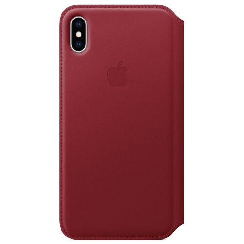 фото Чехол-книжка apple folio кожаный для iphone xs max product (red)