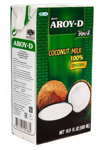Стоит ли покупать Aroy-D Молоко кокосовое, 500 мл? Отзывы на Яндекс.Маркете