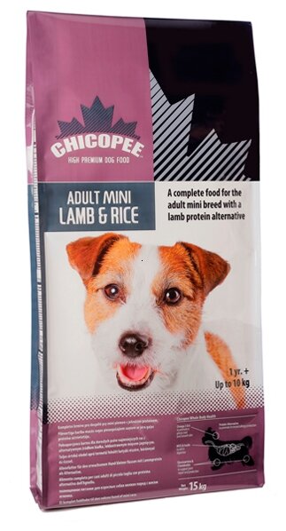 Корм для собак Chicopee Для собак миниатюрных пород с ягнёнком и рисом