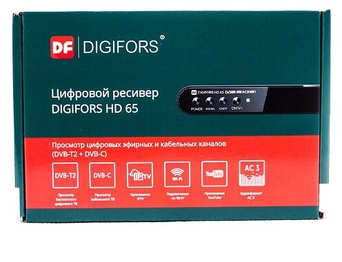 Статьи и видеообзоры, посвящённые модели TV-тюнер Digifors HD 65, с описани...