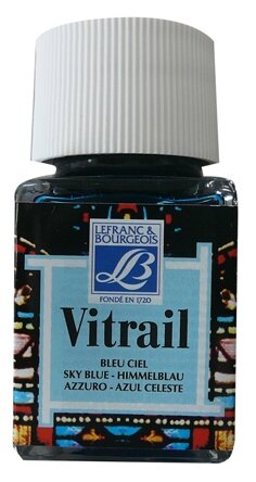 Краски LEFRANC & BOURGEOIS Vitrail Небесно-голубой 028 LF210226 1 цв. (50 мл.)