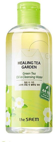 Средство для снятия макияжа, 300 мл | THE SAEM Healing Tea Garden Green Tea Oil In Cleansing Water