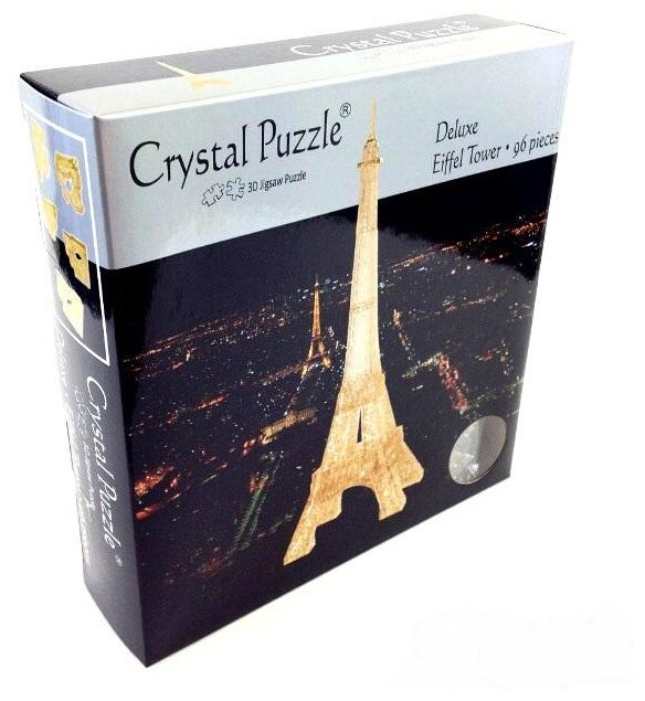 Головоломка 3D Crystal Puzzle Эйфелева башня - фото №2