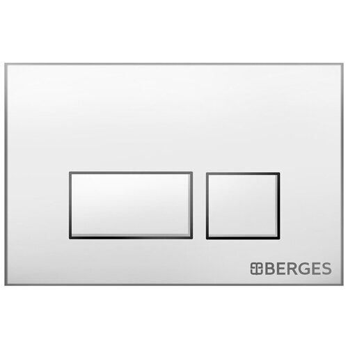 Клавиша смыва для инсталляций Berges Element белая (041011)