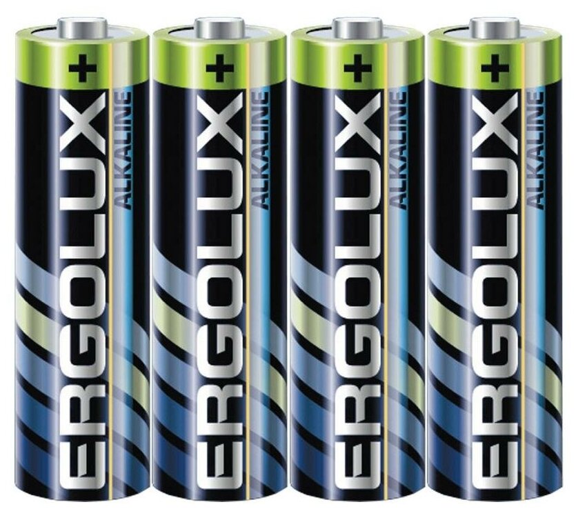 Батарейки Ergolux Alkaline LR6 SR4 AA 2800mAh (4шт) спайка