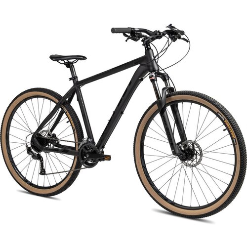 Велосипед горный с колесами 275 Aspect Air черный алюминиевая рама 16 2022 год 8500000₽