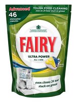 Fairy Ultra Power All in 1 капсулы (лимон) для посудомоечной машины 67 шт.