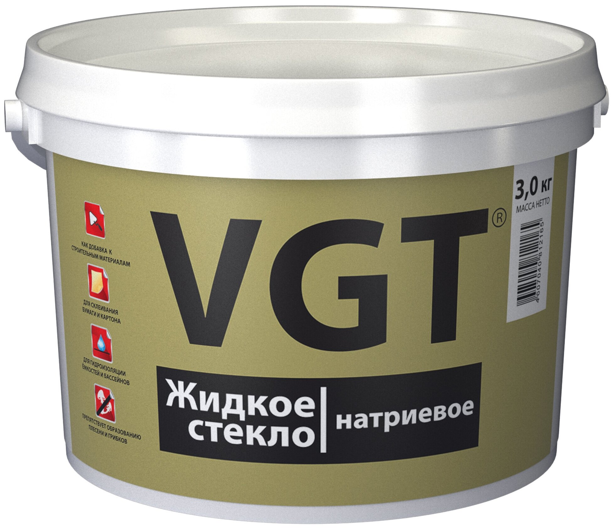 Стекло жидкое натриевое VGT (3кг)