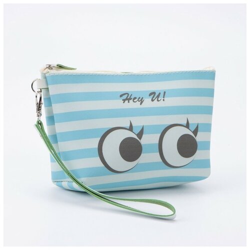 фото Косметичка пк кидс тойз дв на молнии, ремешок на запястье, голубой